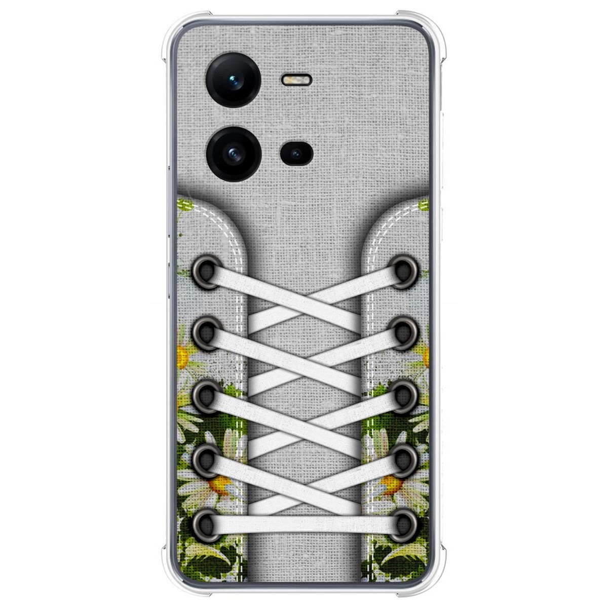 Funda Silicona Antigolpes para Vivo X80 Lite 5G diseño Zapatillas 08 Dibujos