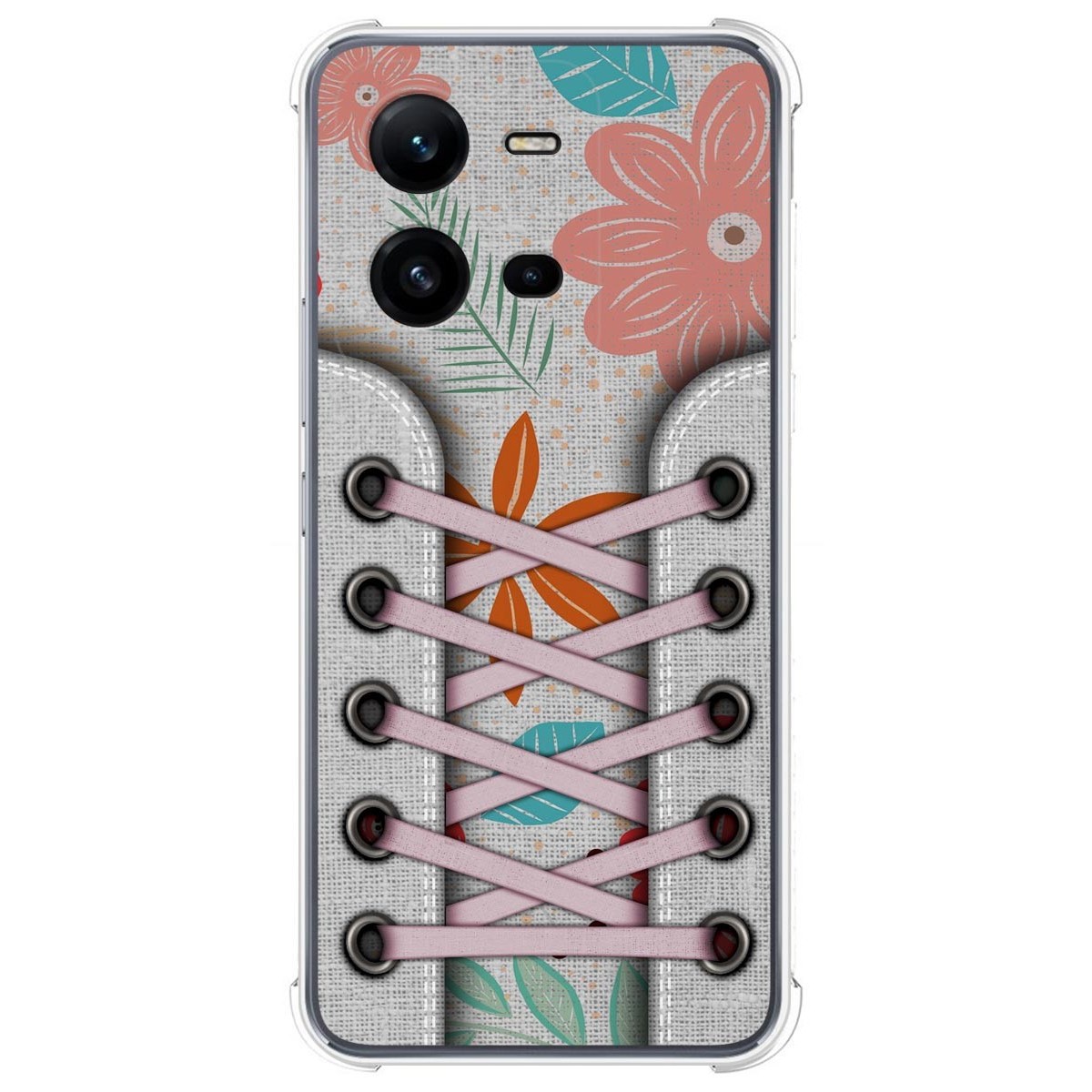 Funda Silicona Antigolpes para Vivo X80 Lite 5G diseño Zapatillas 09 Dibujos