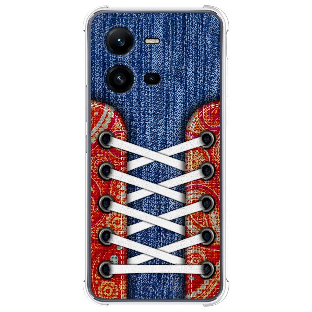 Funda Silicona Antigolpes para Vivo X80 Lite 5G diseño Zapatillas 11 Dibujos