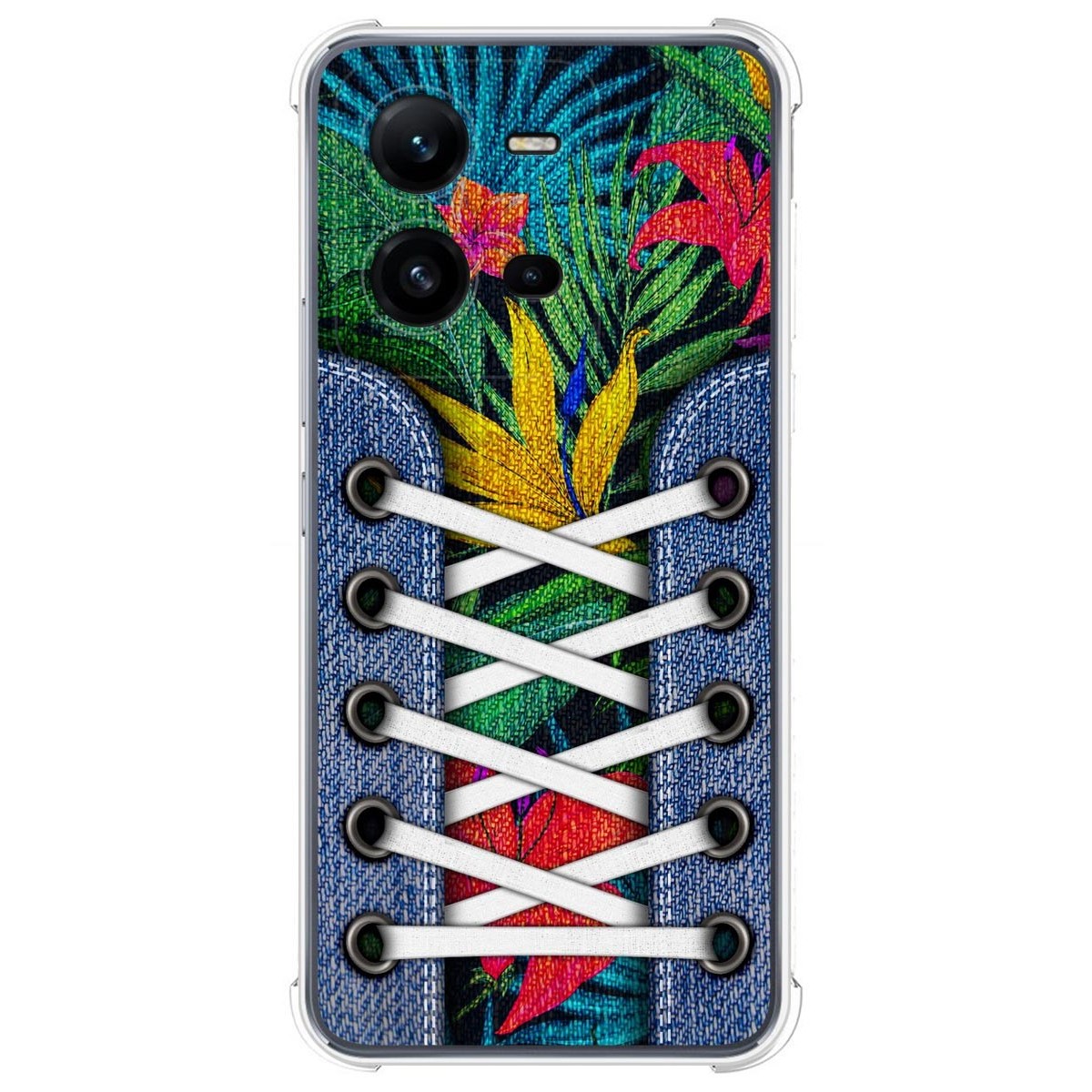 Funda Silicona Antigolpes para Vivo X80 Lite 5G diseño Zapatillas 12 Dibujos