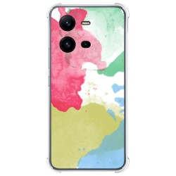 Funda Silicona Antigolpes para Vivo X80 Lite 5G diseño Acuarela 02 Dibujos