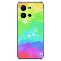 Funda Silicona Antigolpes para Vivo X80 Lite 5G diseño Acuarela 03 Dibujos