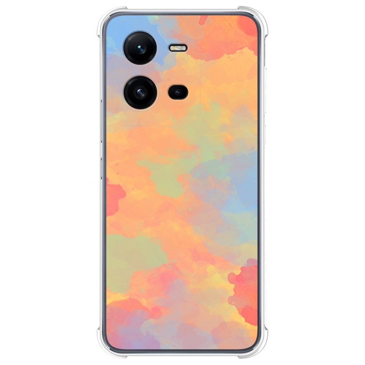 Funda Silicona Antigolpes para Vivo X80 Lite 5G diseño Acuarela 08 Dibujos
