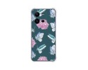 Funda Silicona Antigolpes para Vivo X80 Lite 5G diseño Flores 10 Dibujos