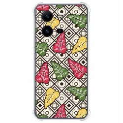 Funda Silicona Antigolpes para Vivo X80 Lite 5G diseño Flores 11 Dibujos