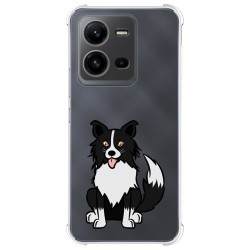 Funda Silicona Antigolpes para Vivo X80 Lite 5G diseño Perros 01 Dibujos