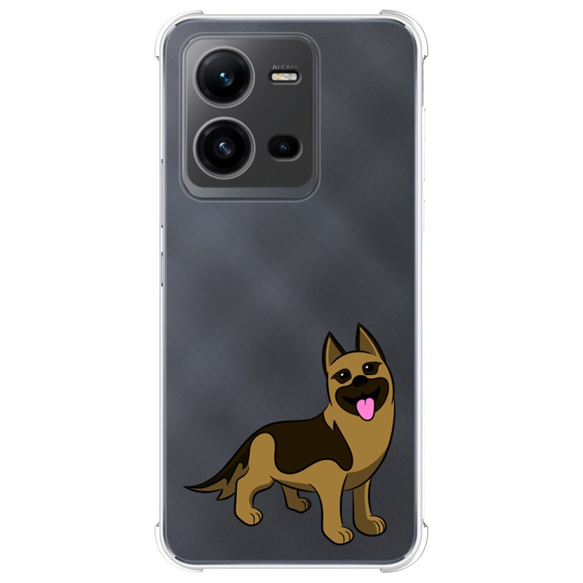 Funda Silicona Antigolpes para Vivo X80 Lite 5G diseño Perros 03 Dibujos