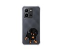 Funda Silicona Antigolpes para Vivo X80 Lite 5G diseño Perros 04 Dibujos