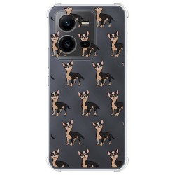 Funda Silicona Antigolpes para Vivo X80 Lite 5G diseño Perros 11 Dibujos
