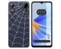 Funda Silicona Transparente para Oppo A17 diseño Araña Dibujos