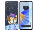 Funda Silicona Transparente para Oppo A17 diseño Cabra Dibujos