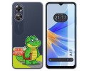 Funda Silicona Transparente para Oppo A17 diseño Coco Dibujos