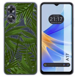 Funda Silicona Transparente para Oppo A17 diseño Jungla Dibujos