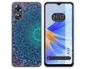 Funda Silicona Transparente para Oppo A17 diseño Mandala Dibujos