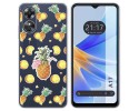 Funda Silicona Transparente para Oppo A17 diseño Piña Dibujos