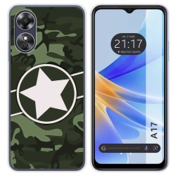 Funda Silicona para Oppo A17 diseño Camuflaje 01 Dibujos