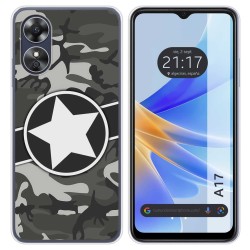 Funda Silicona para Oppo A17 diseño Camuflaje 02 Dibujos