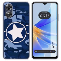 Funda Silicona para Oppo A17 diseño Camuflaje 03 Dibujos