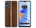Funda Silicona para Oppo A17 diseño Cuero 01 Dibujos
