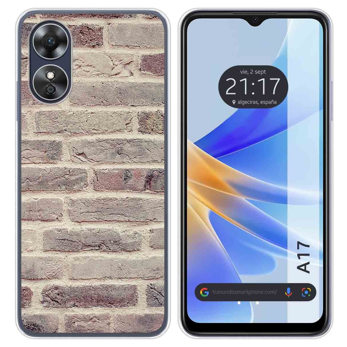 Funda Silicona para Oppo A17 diseño Ladrillo 01 Dibujos