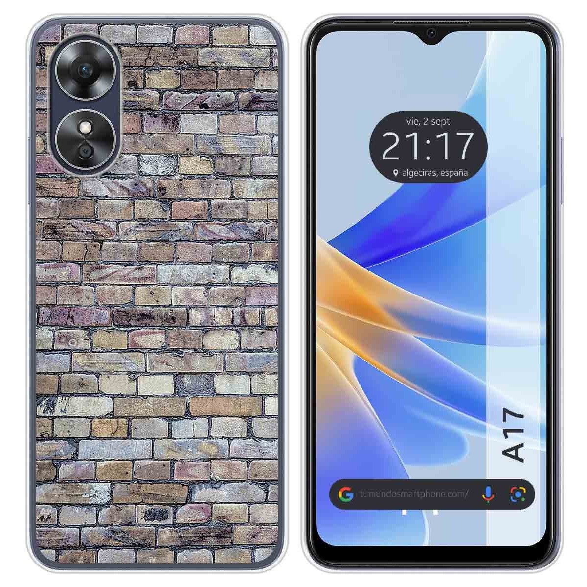 Funda Silicona para Oppo A17 diseño Ladrillo 02 Dibujos