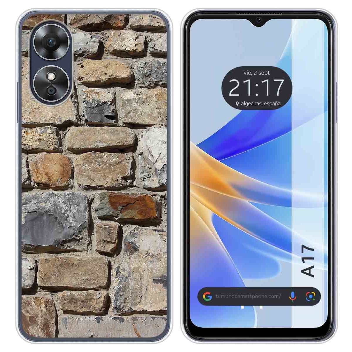 Funda Silicona para Oppo A17 diseño Ladrillo 03 Dibujos