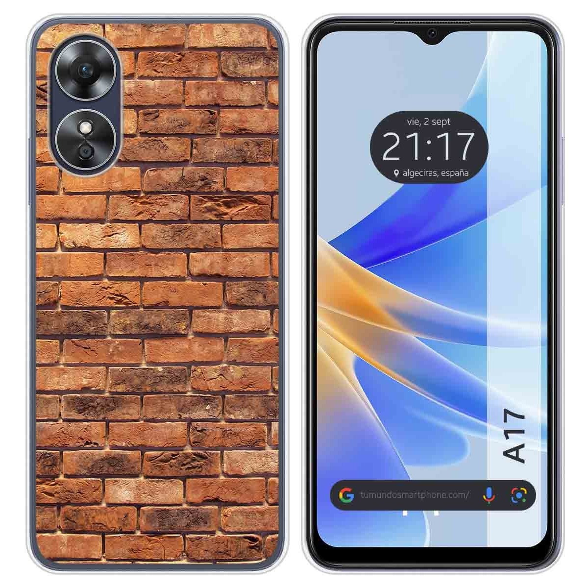 Funda Silicona para Oppo A17 diseño Ladrillo 04 Dibujos