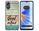 Funda Silicona para Oppo A17 diseño Madera 01 Dibujos