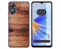 Funda Silicona para Oppo A17 diseño Madera 02 Dibujos