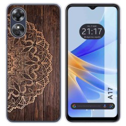 Funda Silicona para Oppo A17 diseño Madera 06 Dibujos