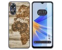 Funda Silicona para Oppo A17 diseño Madera 07 Dibujos