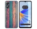 Funda Silicona para Oppo A17 diseño Madera 10 Dibujos