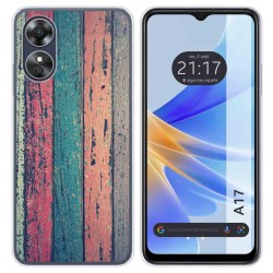 Funda Silicona para Oppo A17 diseño Madera 10 Dibujos