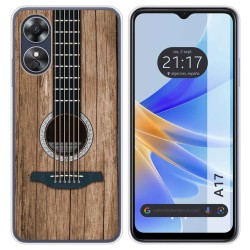 Funda Silicona para Oppo A17 diseño Madera 11 Dibujos