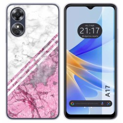Funda Silicona para Oppo A17 diseño Mármol 03 Dibujos