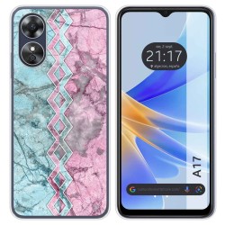 Funda Silicona para Oppo A17 diseño Mármol 08 Dibujos