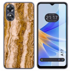 Funda Silicona para Oppo A17 diseño Mármol 10 Dibujos
