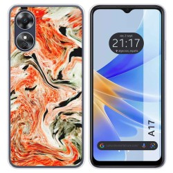 Funda Silicona para Oppo A17 diseño Mármol 12 Dibujos
