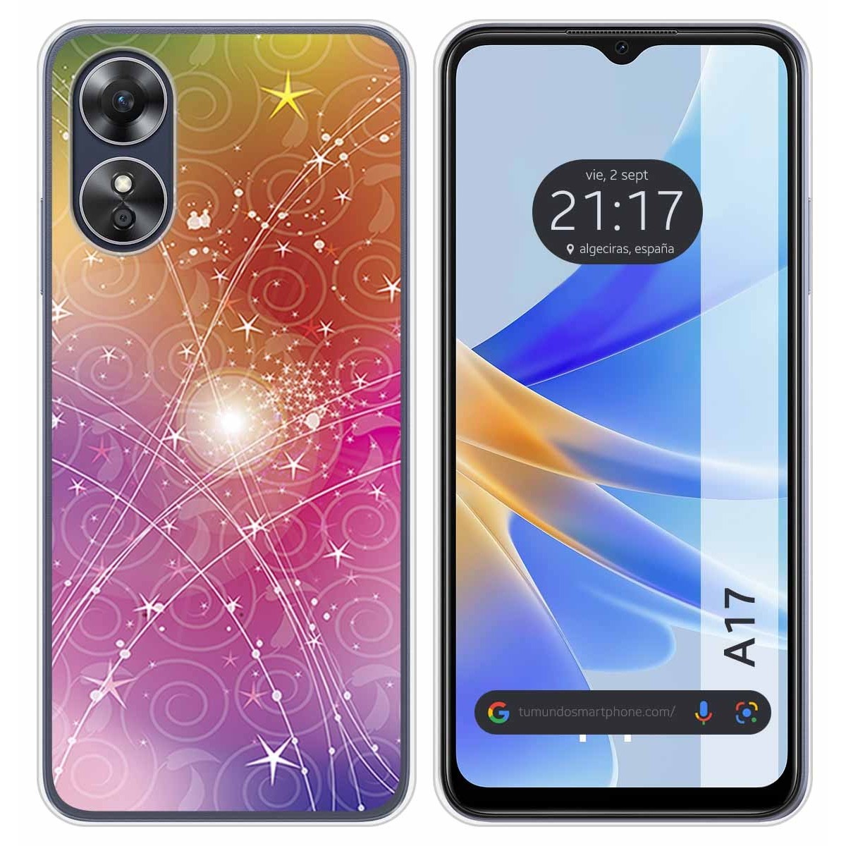 Funda Silicona para Oppo A17 diseño Abstracto Dibujos