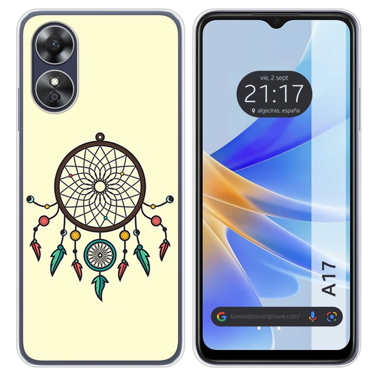 Funda Silicona para Oppo A17 diseño Atrapasueños Dibujos