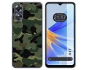 Funda Silicona para Oppo A17 diseño Camuflaje Dibujos