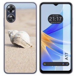 Funda Silicona para Oppo A17 diseño Concha Dibujos