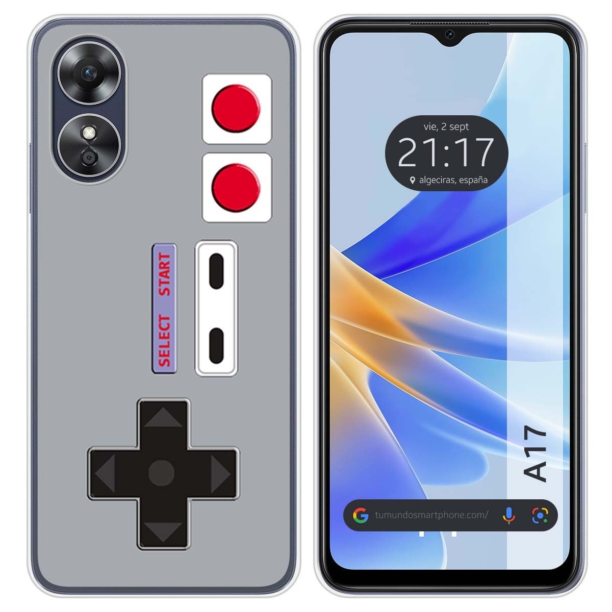 Funda Silicona para Oppo A17 diseño Consola Dibujos