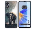 Funda Silicona para Oppo A17 diseño Elefante Dibujos