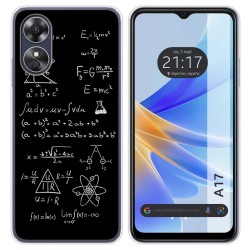 Funda Silicona para Oppo A17 diseño Formulas Dibujos