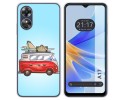 Funda Silicona para Oppo A17 diseño Furgoneta Dibujos