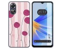 Funda Silicona para Oppo A17 diseño Flores Vintage Dibujos