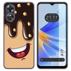 Funda Silicona para Oppo A17 diseño Helado Chocolate Dibujos