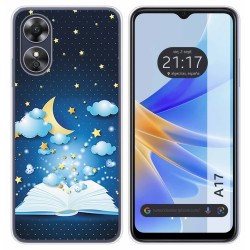 Funda Silicona para Oppo A17 diseño Libro Cuentos Dibujos