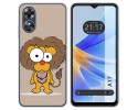 Funda Silicona para Oppo A17 diseño Leon Dibujos